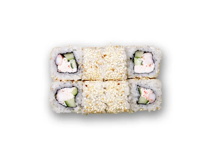 Калифорния в кунжуте с краб сурими